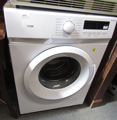 Lot 1075 - A Logik washing machine, model number L714WM23.