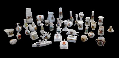Lot 449 - A group of crested ware, including...