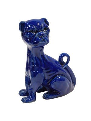 Lot 453 - An Aller Vale Devon pottery dog, in seated...