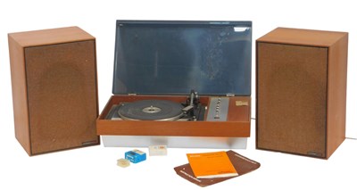 Lot 585 - A Bush Arena tabletop record player, with...