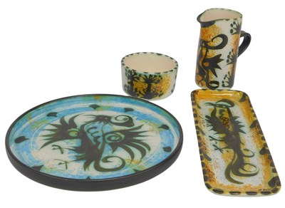 Lot 487 - A group of Celtic pottery (Newlyn), including...