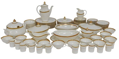 Lot 489 - A Royal Doulton Royal Gold pattern porcelain...