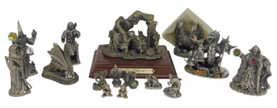 Lot 491 - A group of Tudor Mint Myth and Magic pewter...