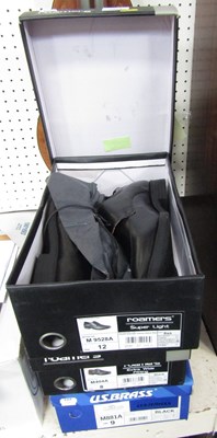 Lot 2004 - Three pairs of shoes, comprising Roma...