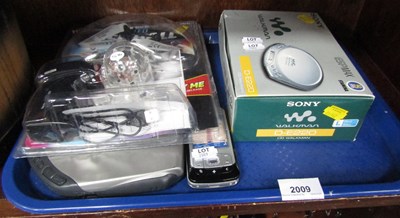 Lot 2009 - Three Sony Walkman CD players, including...