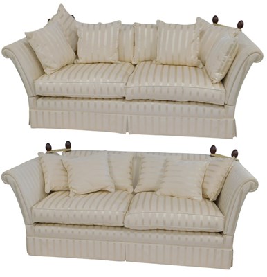 Lot 699 - A pair of Laura Ashley Knole style two seater...