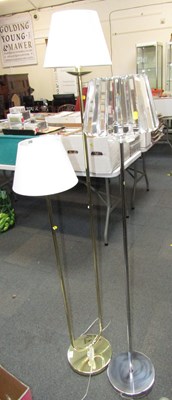 Lot 1157 - Two standard lamps.