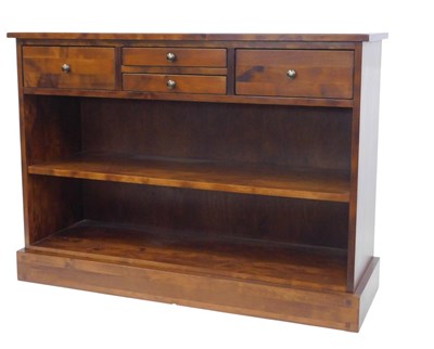 Lot 703 - A Laura Ashley hardwood side table, the top...