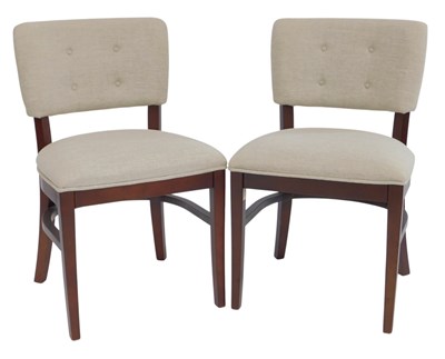 Lot 709 - A pair of Laura Ashley dining chairs, each...