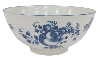 Lot 520 - An 18thC Caughley blue and white porcelain...