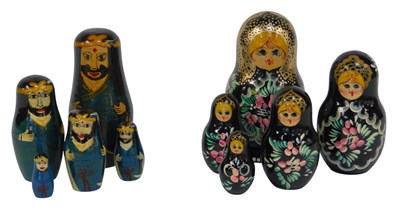 Lot 467 - Two modern Russian dolls, one of male and one...