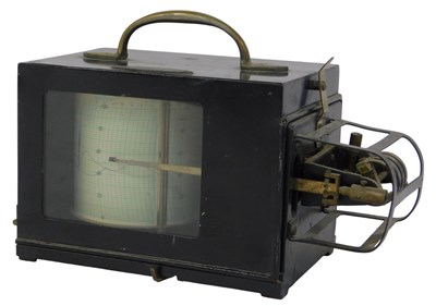 Lot 469 - An early 20thC portable barograph by Negretti...