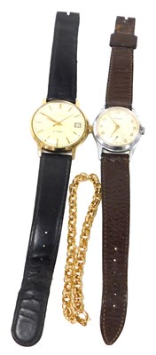 Lot 892 - A mid Century Rotary gentleman's stainless...