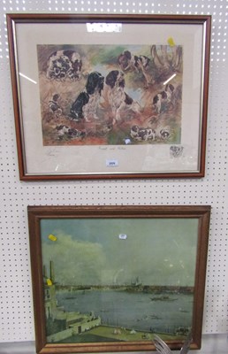 Lot 2028 - After Gillian Paris. Present and Future, dogs...