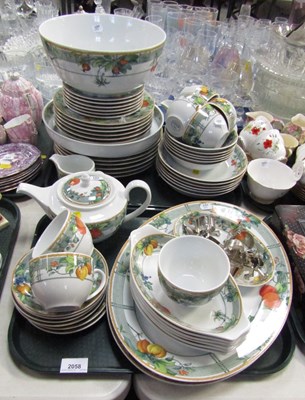 Lot 2058 - Ceramics, in the form of dinner wares by...