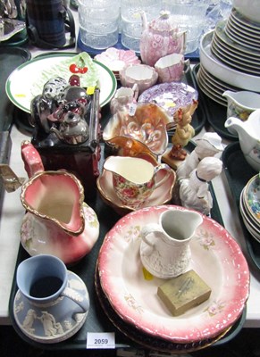 Lot 2059 - Ceramics and glassware, including carnival...