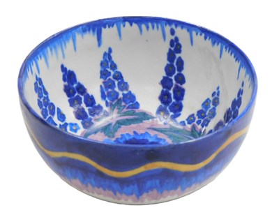 Lot 100 - A 1930's Carlton Ware Handcraft bowl, painted...