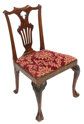Lot 127 - A mid 18thC Chippendale period mahogany dining...