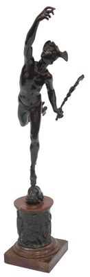 Lot 440 - After Giambologna. A late 19thC bronze figure...