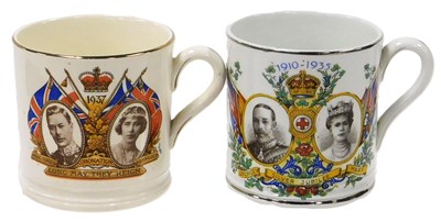 Lot 277 - Two early 20thC Bovey Pottery royal...