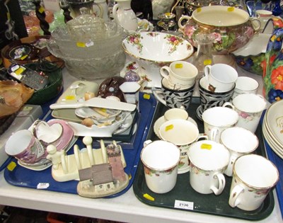 Lot 2136 - Ceramics and glassware, including Lurpak toast...