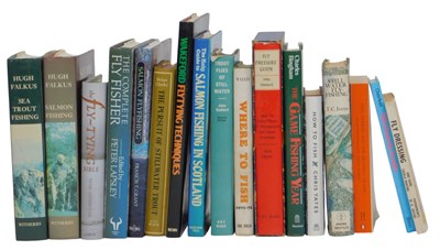 Lot 536A - A small group of fishing books, including...