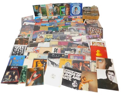 Lot 537 - A collection of vinyl records, 45rpm records,...