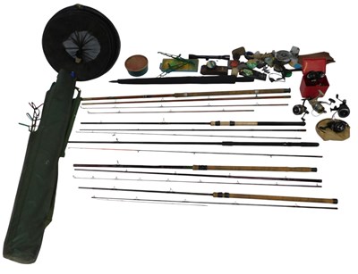 Lot 541 - A collection of fishing tackle, including...