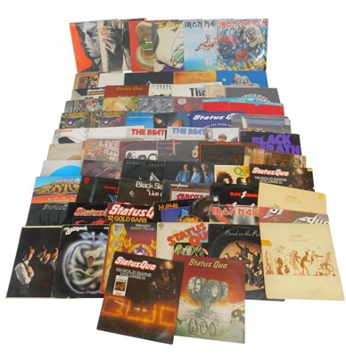 Lot 544 - A group of LP records, including The Rolling...