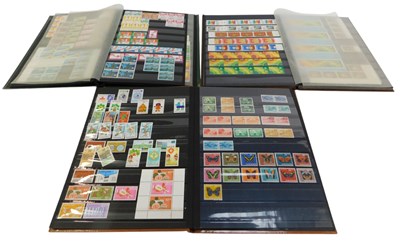 Lot 527A - Philatelic stock books and contents, including...
