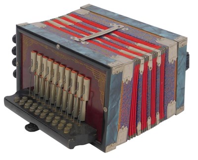 Lot 532 - A Bell Metal Reeds chromatic accordion.