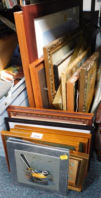 Lot 2110 - Approx nineteen pictures and prints, various...