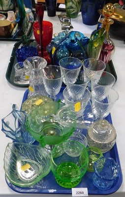 Lot 2260 - A group of 19thC and later drinking glasses....