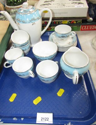 Lot 2122 - A ceramic coffee service, with coffee pot,...