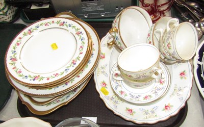 Lot 2212 - Coalport part tea service, to include teacups...