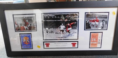 Lot 2252 - A reproduction 1966 World Cup Final montage,...