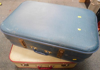 Lot 2169 - Two vintage suitcases.