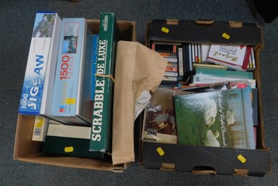 Lot 2174 - Games, in the form of Scrabble Deluxe, jigsaws,...