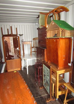 Lot 1116 - A group of furniture, including a two door...