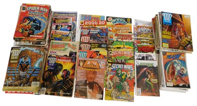 Lot 738 - Approx 200 copies of 2000AD featuring Judge...