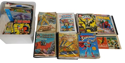 Lot 739 - Marvel comics, including a folder containing...