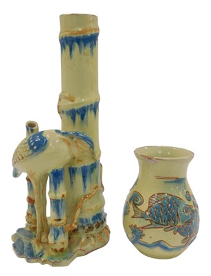 Lot 617 - A late 19thC Brannam Barum pottery spill...