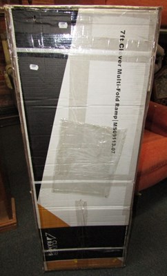 Lot 1027 - A 7ft Clever multi fold ramp.