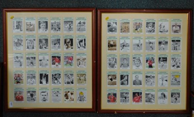 Lot 2288 - Two Evening Post Football Legends pictures,...
