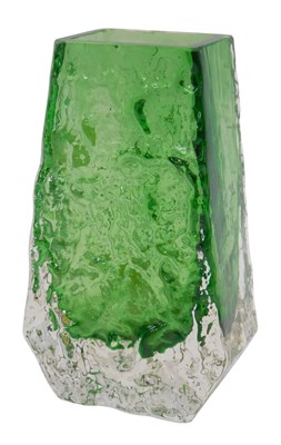 Lot 758 - A Whitefriars meadow green coffin vase, 13cm...
