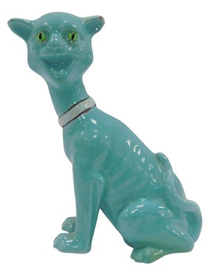 Lot 759 - An early 20thC Mosanic turquoise glazed...