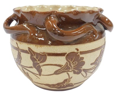 Lot 768 - A late 19thC Brannam Barum pottery...