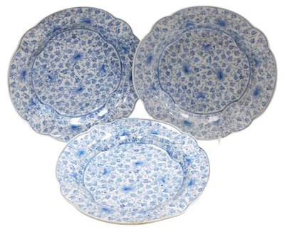 Lot 57 - Three 20thC Japanese blue and white...
