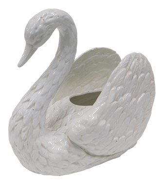 Lot 104 - A large Spanish Casa Pupo white glazed pottery...