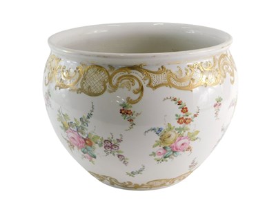 Lot 105 - A late 19thC Paris Porcelain jardiniere,...